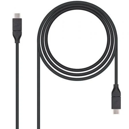 Nano Cable 10.01.4101 Cable USB 3.1 Gen2 Tipo-C Macho - USB Tipo-C Macho, 10Gbps, 1m, Negro Nano Cable 10.01.4101 Cable USB 3.1 Gen2 Tipo-C Macho - USB Tipo-C Macho, 10Gbps, 1m, Negro